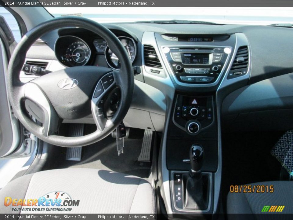 2014 Hyundai Elantra SE Sedan Silver / Gray Photo #33