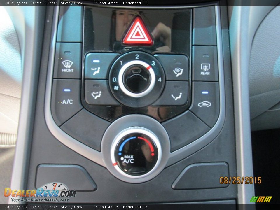 2014 Hyundai Elantra SE Sedan Silver / Gray Photo #35