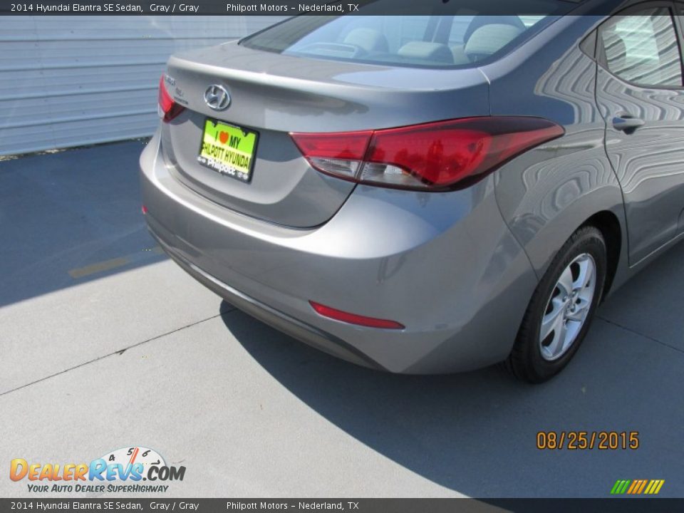 2014 Hyundai Elantra SE Sedan Gray / Gray Photo #12