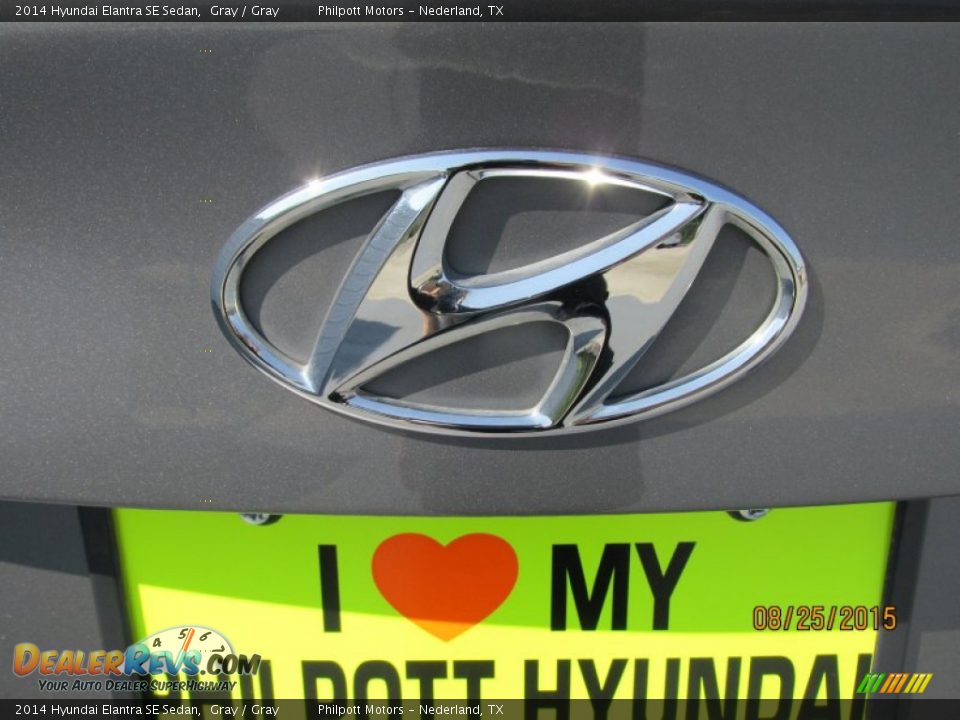 2014 Hyundai Elantra SE Sedan Gray / Gray Photo #13