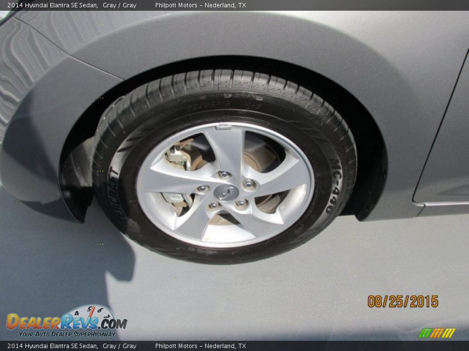 2014 Hyundai Elantra SE Sedan Gray / Gray Photo #17