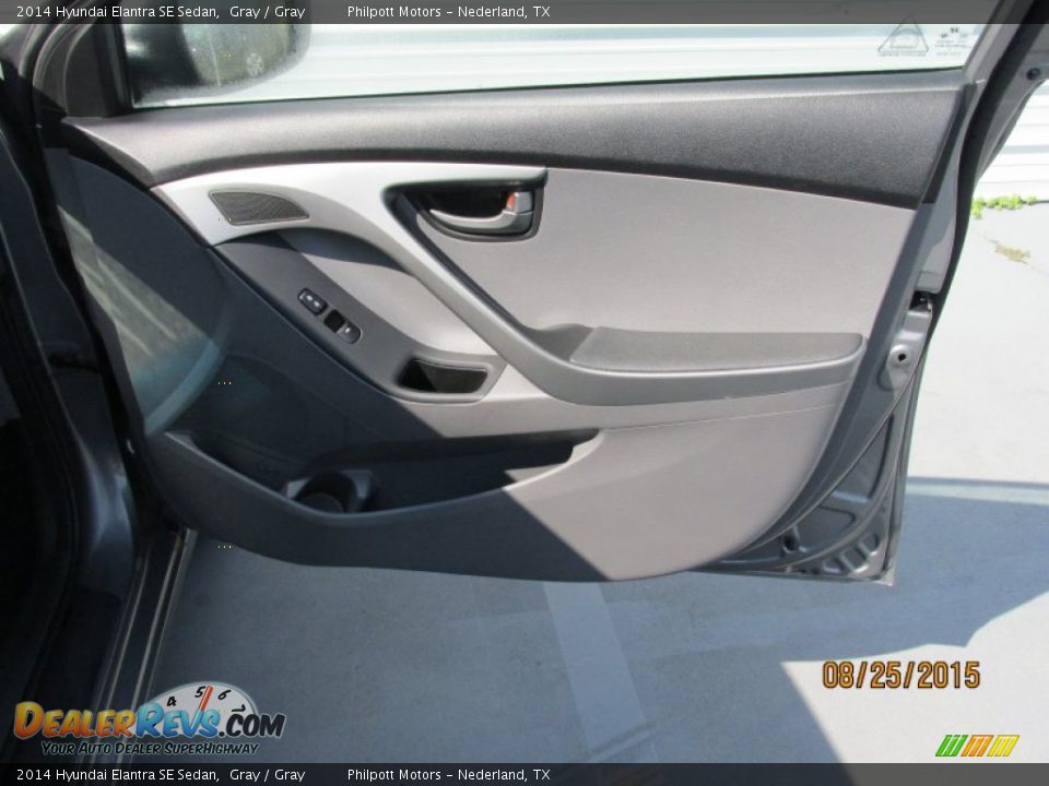 2014 Hyundai Elantra SE Sedan Gray / Gray Photo #22