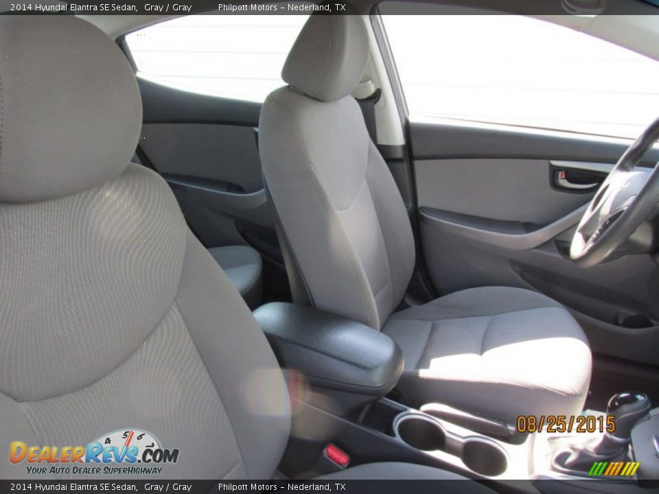 2014 Hyundai Elantra SE Sedan Gray / Gray Photo #24