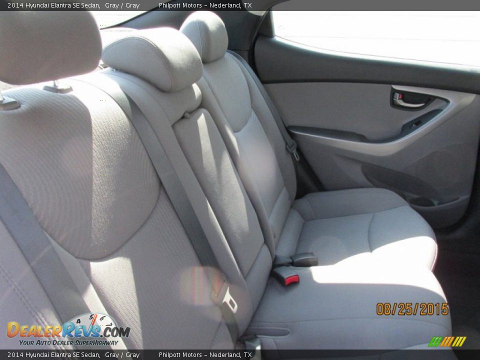 2014 Hyundai Elantra SE Sedan Gray / Gray Photo #26