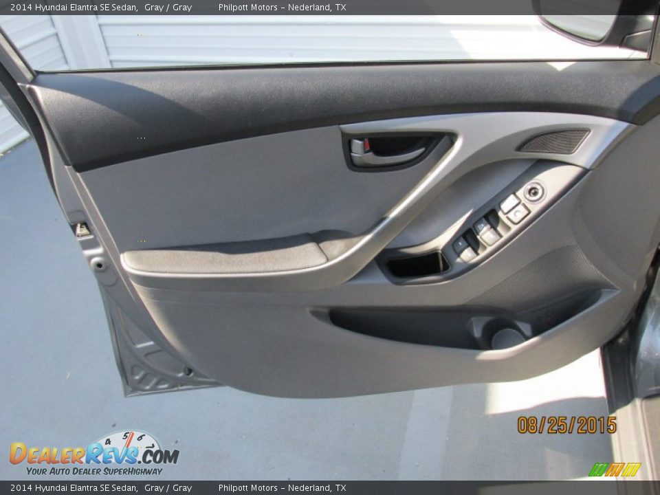 2014 Hyundai Elantra SE Sedan Gray / Gray Photo #29
