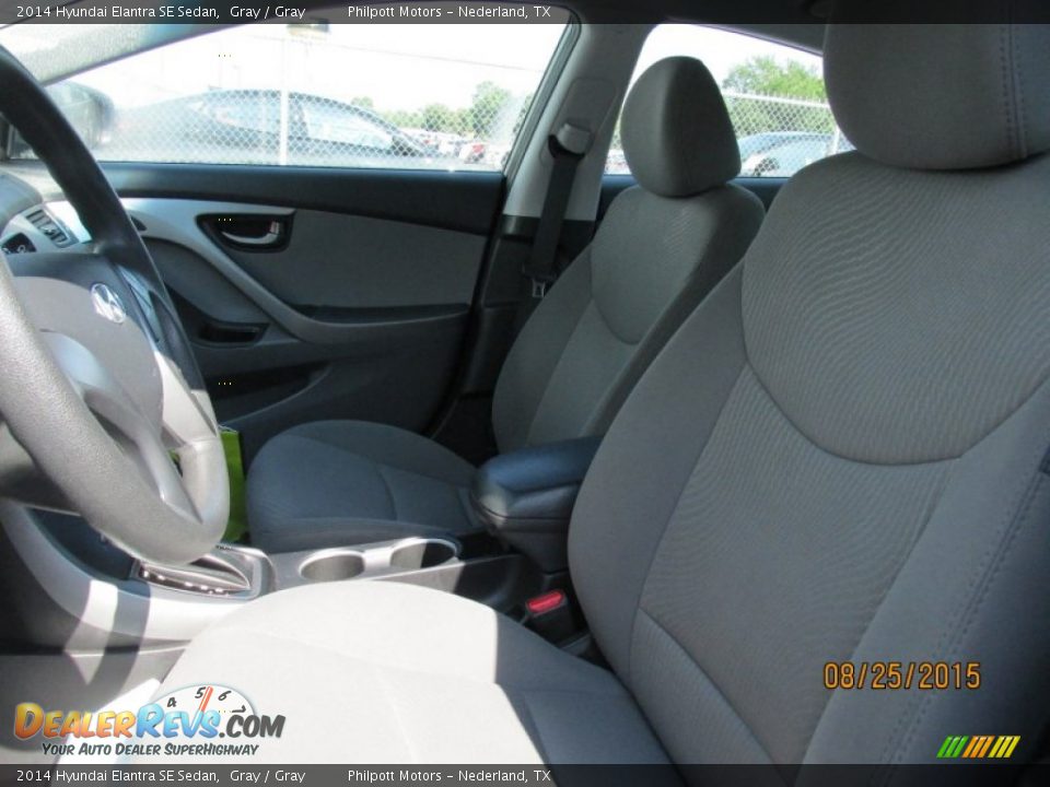2014 Hyundai Elantra SE Sedan Gray / Gray Photo #31
