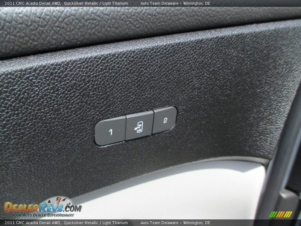 2011 GMC Acadia Denali AWD Quicksilver Metallic / Light Titanium Photo #20