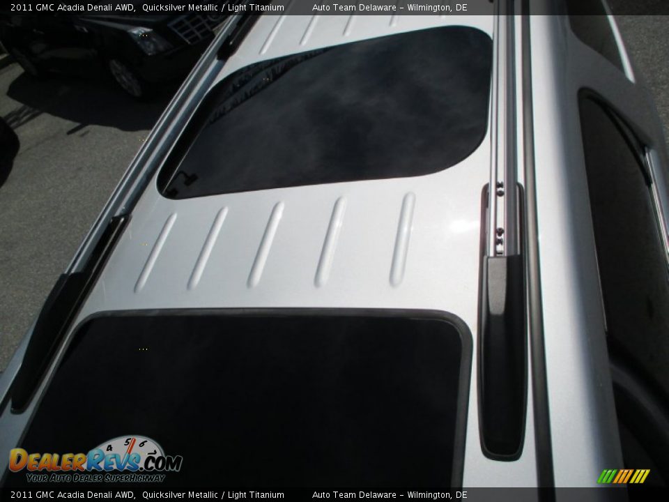 2011 GMC Acadia Denali AWD Quicksilver Metallic / Light Titanium Photo #35