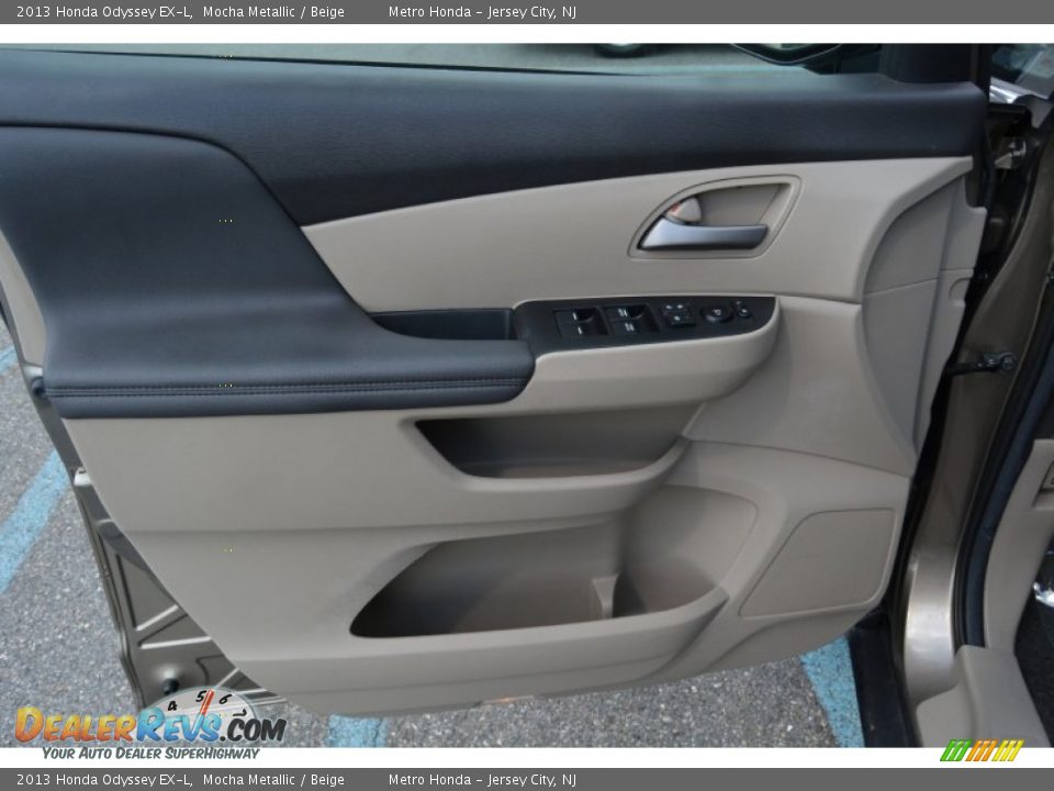 2013 Honda Odyssey EX-L Mocha Metallic / Beige Photo #9