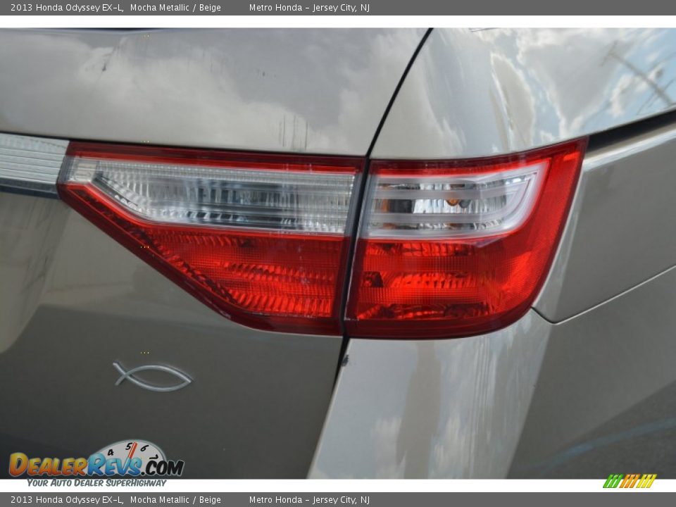 2013 Honda Odyssey EX-L Mocha Metallic / Beige Photo #22