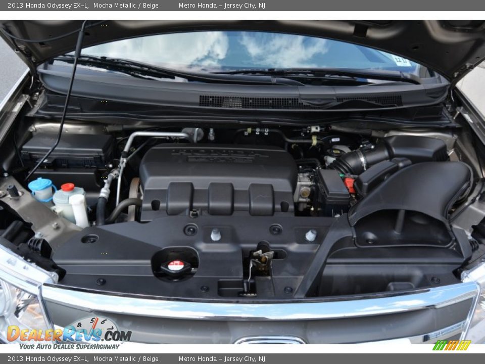 2013 Honda Odyssey EX-L Mocha Metallic / Beige Photo #27