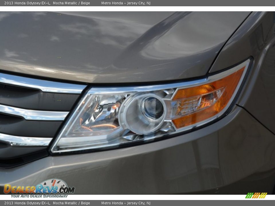 2013 Honda Odyssey EX-L Mocha Metallic / Beige Photo #28