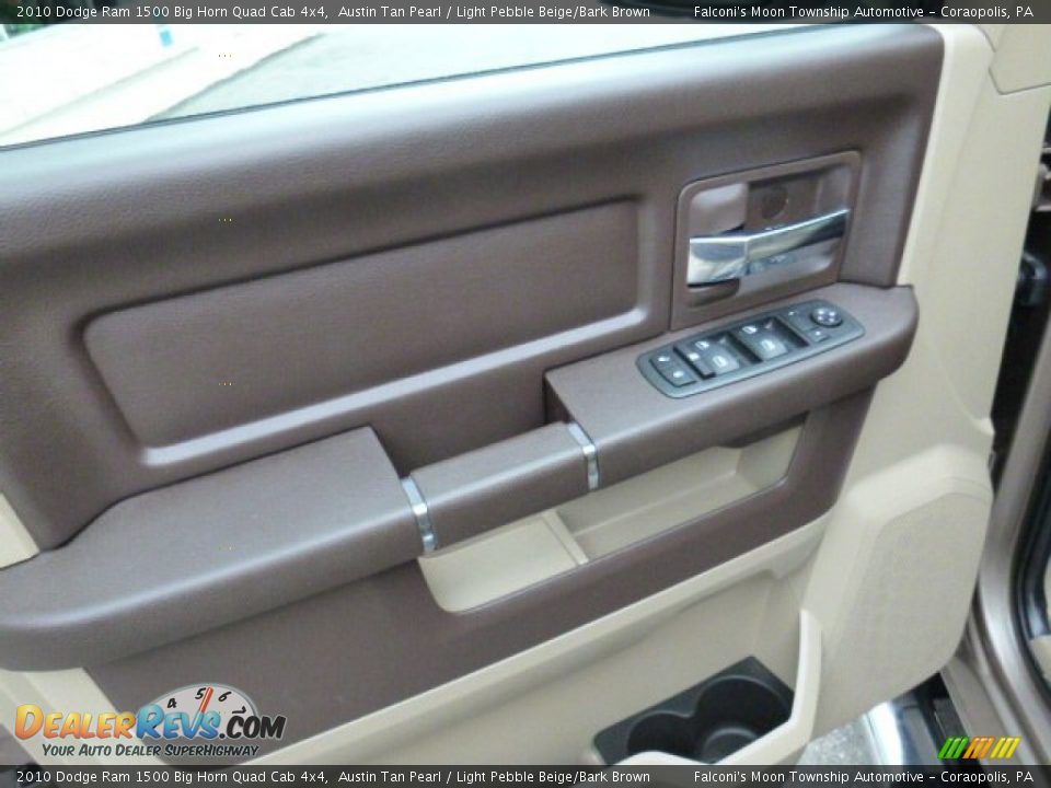 2010 Dodge Ram 1500 Big Horn Quad Cab 4x4 Austin Tan Pearl / Light Pebble Beige/Bark Brown Photo #19