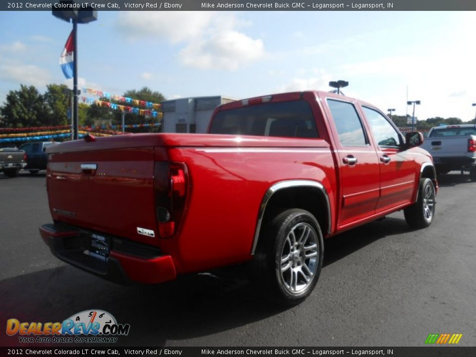 2012 Chevrolet Colorado LT Crew Cab Victory Red / Ebony Photo #19