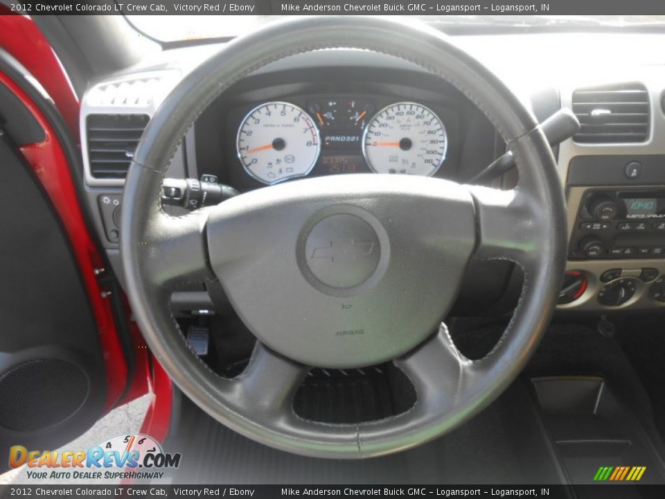 2012 Chevrolet Colorado LT Crew Cab Victory Red / Ebony Photo #31