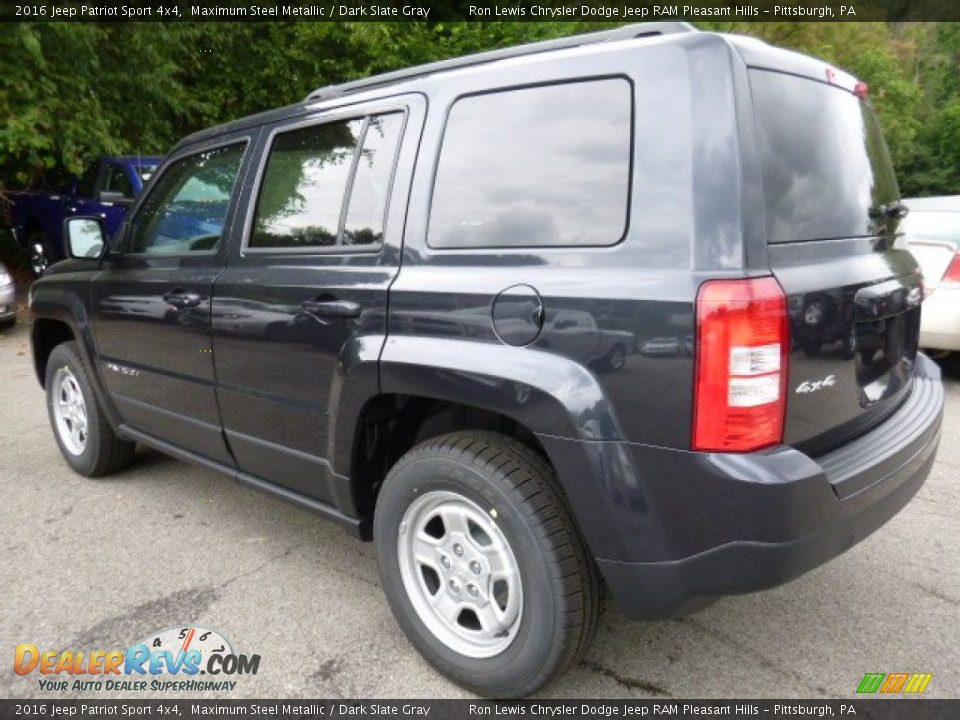 2016 Jeep Patriot Sport 4x4 Maximum Steel Metallic / Dark Slate Gray Photo #3