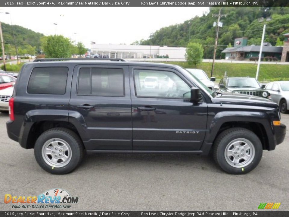 2016 Jeep Patriot Sport 4x4 Maximum Steel Metallic / Dark Slate Gray Photo #6