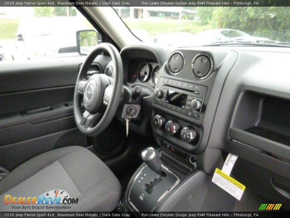 2016 Jeep Patriot Sport 4x4 Maximum Steel Metallic / Dark Slate Gray Photo #8