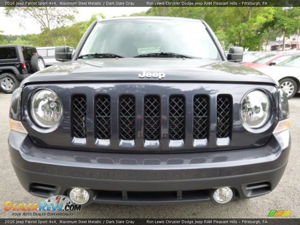 2016 Jeep Patriot Sport 4x4 Maximum Steel Metallic / Dark Slate Gray Photo #10
