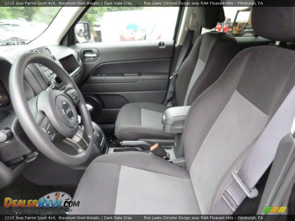 2016 Jeep Patriot Sport 4x4 Maximum Steel Metallic / Dark Slate Gray Photo #12