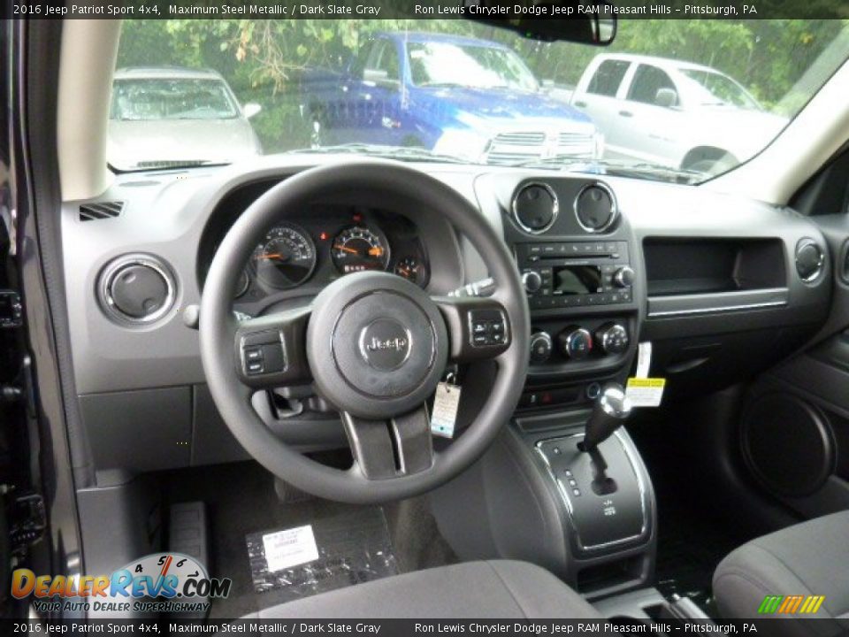 2016 Jeep Patriot Sport 4x4 Maximum Steel Metallic / Dark Slate Gray Photo #14