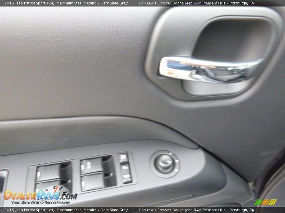 2016 Jeep Patriot Sport 4x4 Maximum Steel Metallic / Dark Slate Gray Photo #15