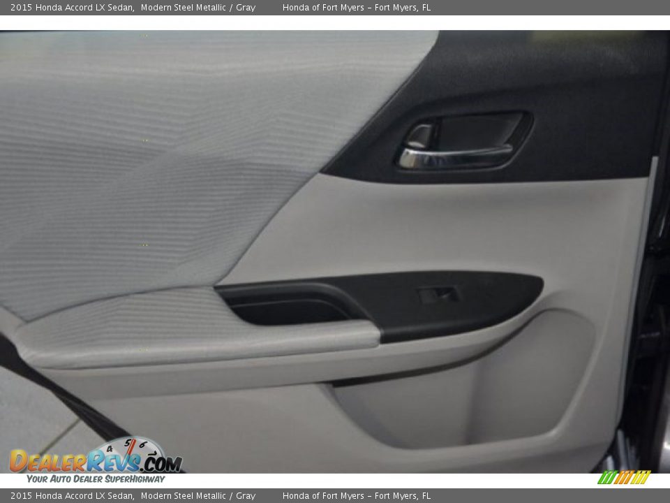 2015 Honda Accord LX Sedan Modern Steel Metallic / Gray Photo #22