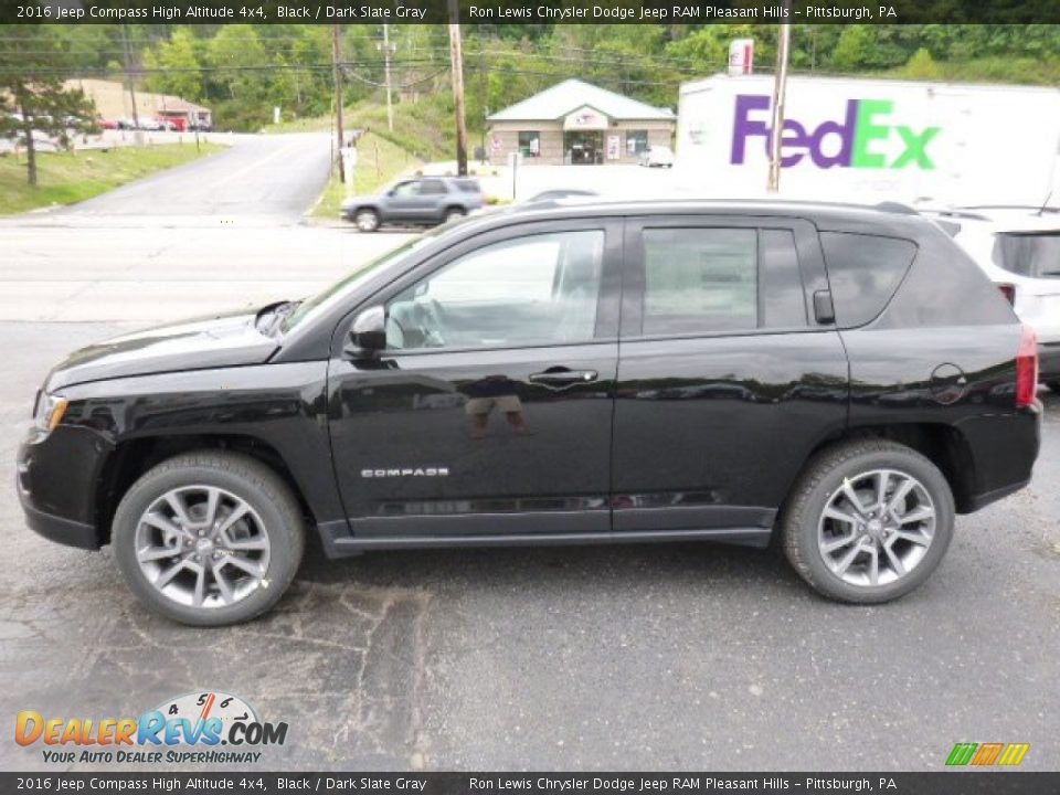 2016 Jeep Compass High Altitude 4x4 Black / Dark Slate Gray Photo #2