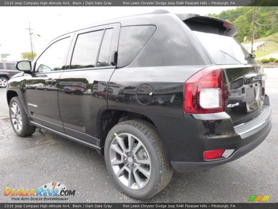 2016 Jeep Compass High Altitude 4x4 Black / Dark Slate Gray Photo #3