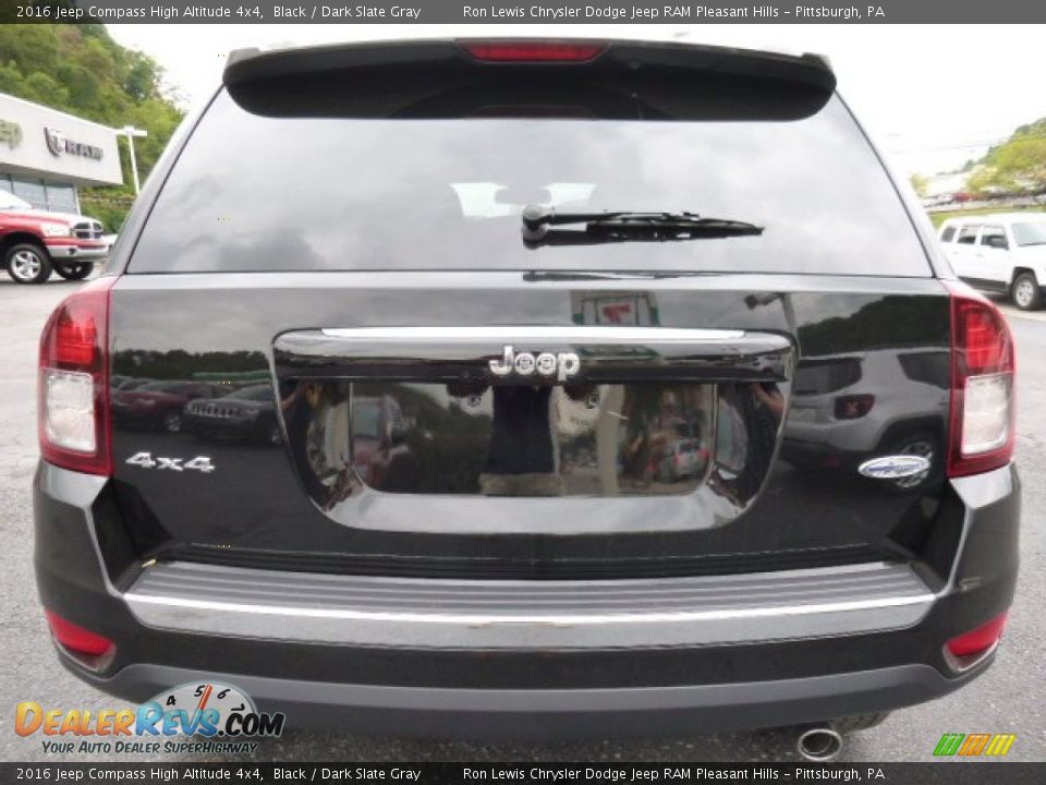 2016 Jeep Compass High Altitude 4x4 Black / Dark Slate Gray Photo #4