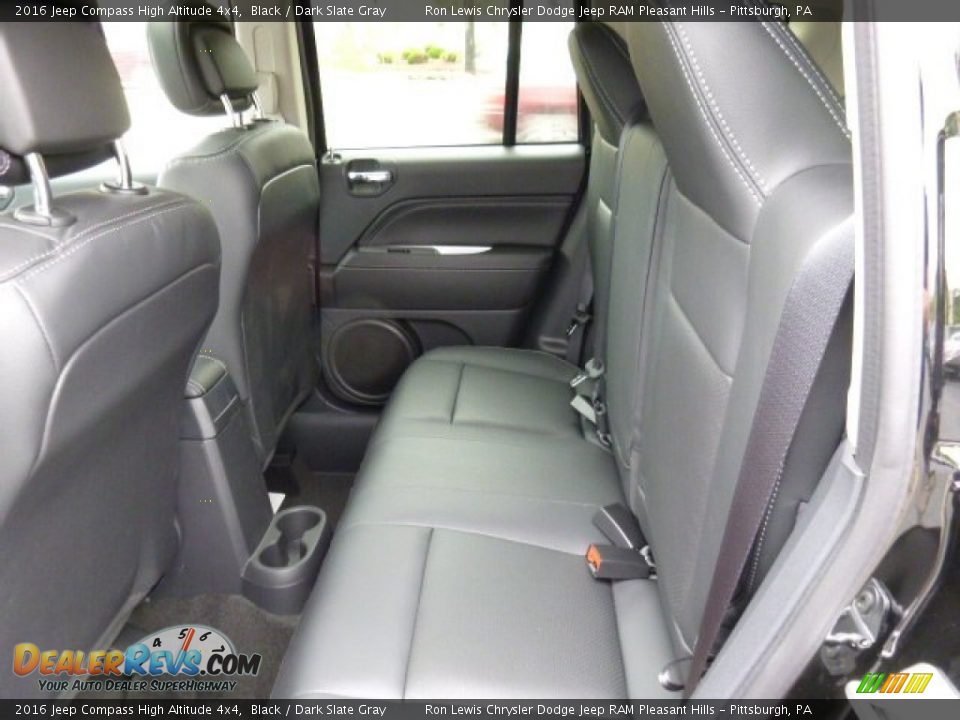 2016 Jeep Compass High Altitude 4x4 Black / Dark Slate Gray Photo #11