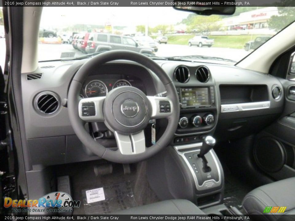 Dashboard of 2016 Jeep Compass High Altitude 4x4 Photo #12