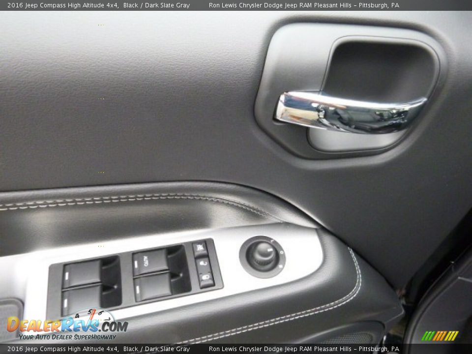 2016 Jeep Compass High Altitude 4x4 Black / Dark Slate Gray Photo #13