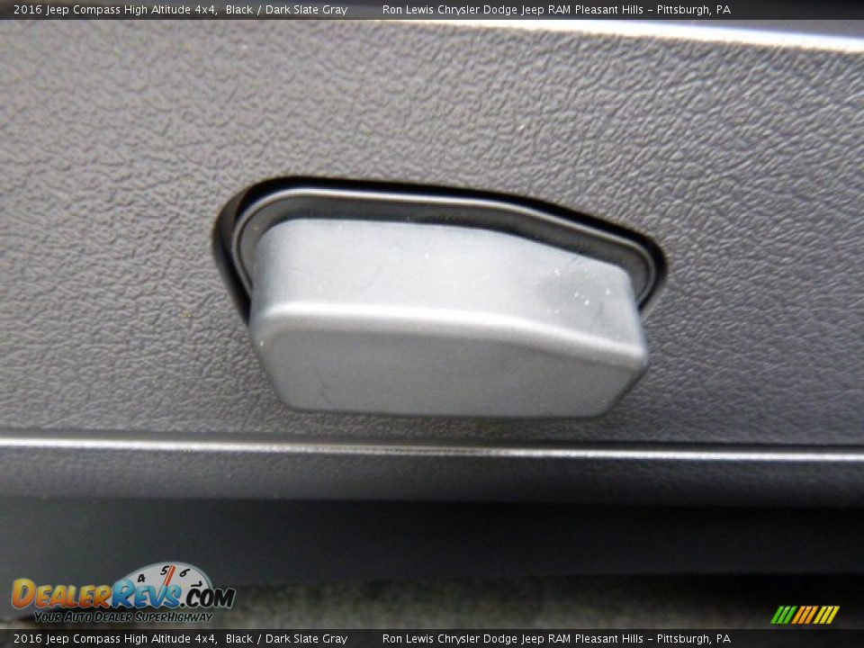 2016 Jeep Compass High Altitude 4x4 Black / Dark Slate Gray Photo #14
