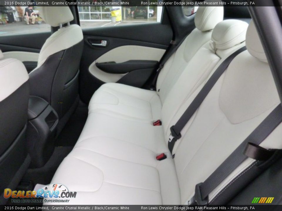 Rear Seat of 2016 Dodge Dart Limited Photo #11
