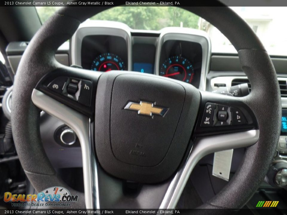 2013 Chevrolet Camaro LS Coupe Ashen Gray Metallic / Black Photo #18