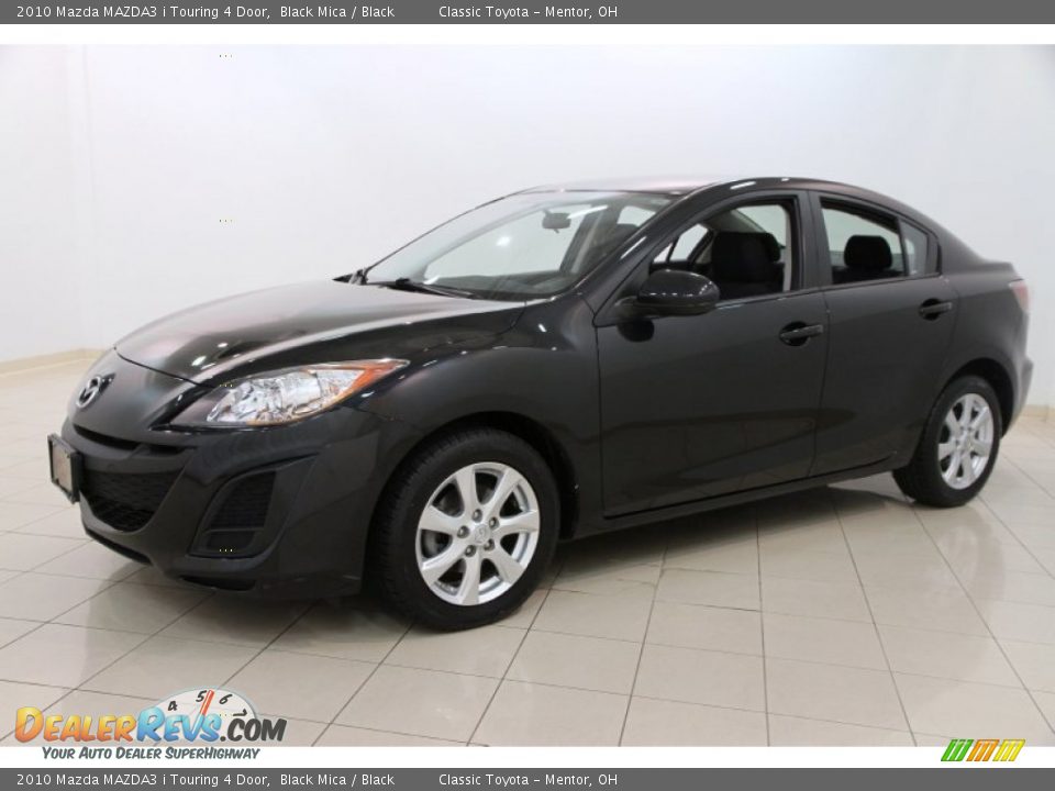 2010 Mazda MAZDA3 i Touring 4 Door Black Mica / Black Photo #3