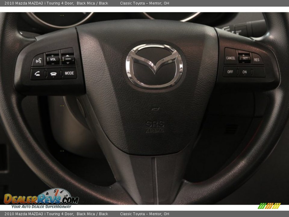 2010 Mazda MAZDA3 i Touring 4 Door Black Mica / Black Photo #6