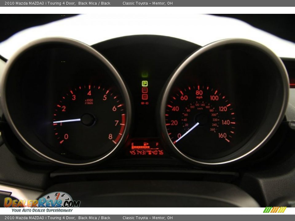 2010 Mazda MAZDA3 i Touring 4 Door Black Mica / Black Photo #7