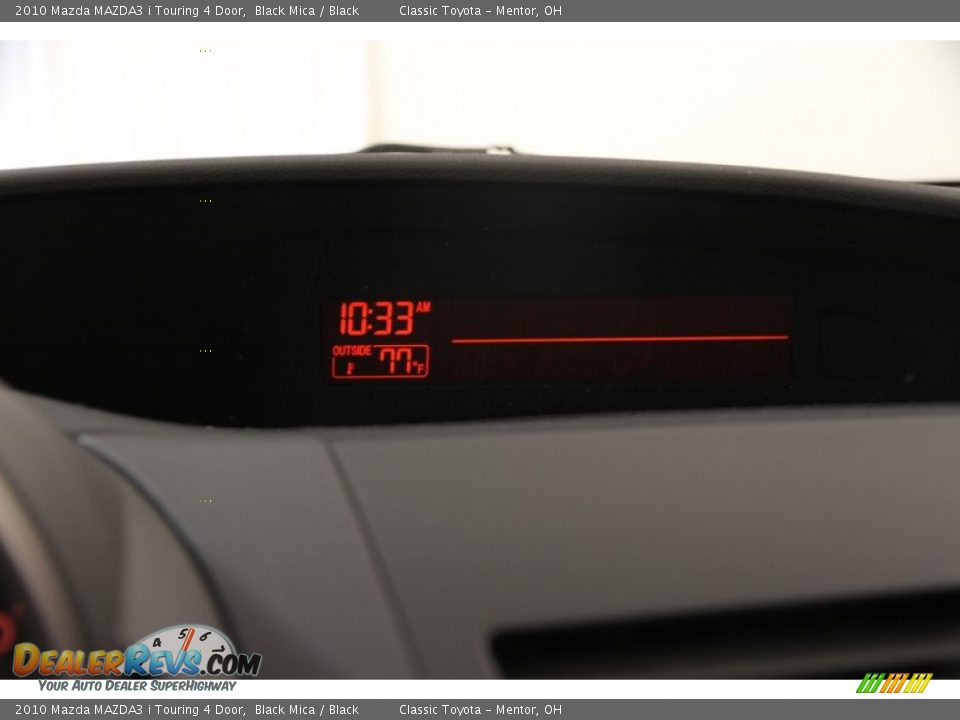 2010 Mazda MAZDA3 i Touring 4 Door Black Mica / Black Photo #9