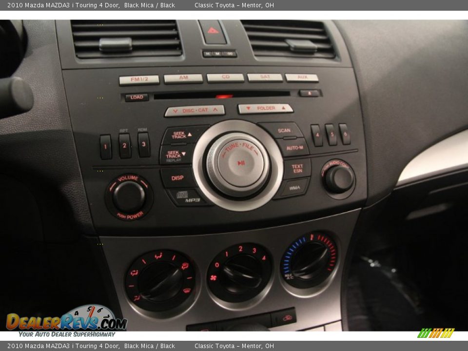 2010 Mazda MAZDA3 i Touring 4 Door Black Mica / Black Photo #10