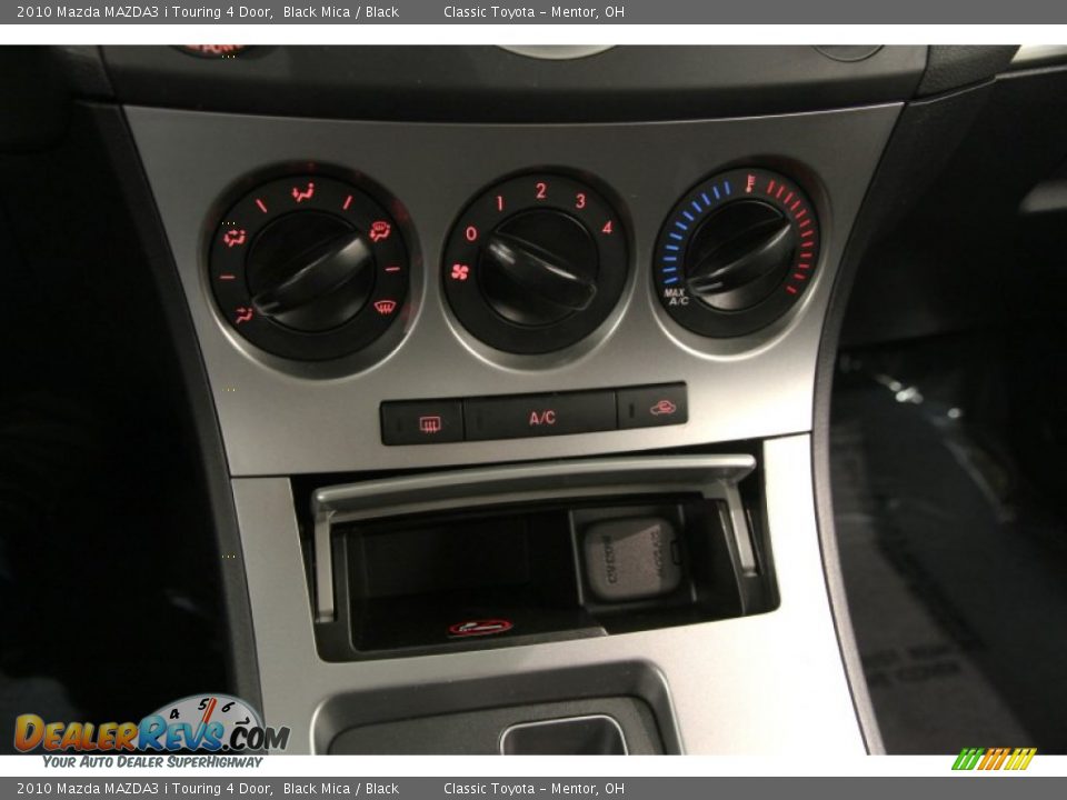 2010 Mazda MAZDA3 i Touring 4 Door Black Mica / Black Photo #12