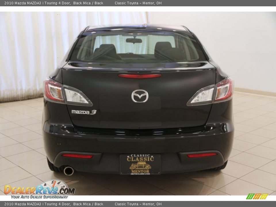 2010 Mazda MAZDA3 i Touring 4 Door Black Mica / Black Photo #18