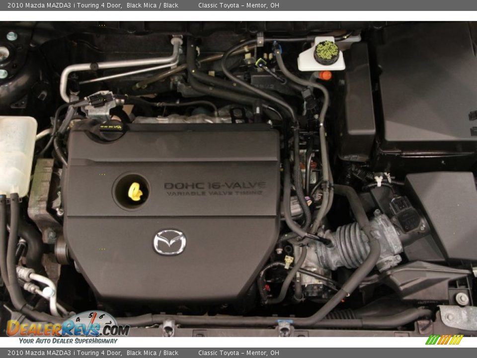 2010 Mazda MAZDA3 i Touring 4 Door Black Mica / Black Photo #19