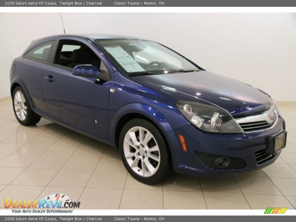 2008 Saturn Astra XR Coupe Twilight Blue / Charcoal Photo #1