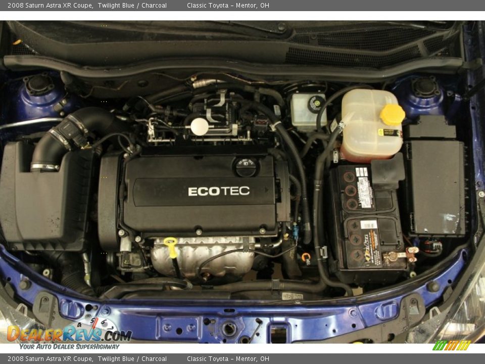 2008 Saturn Astra XR Coupe 1.8 Liter DOHC 16-Valve VVT 4 Cylinder Engine Photo #15