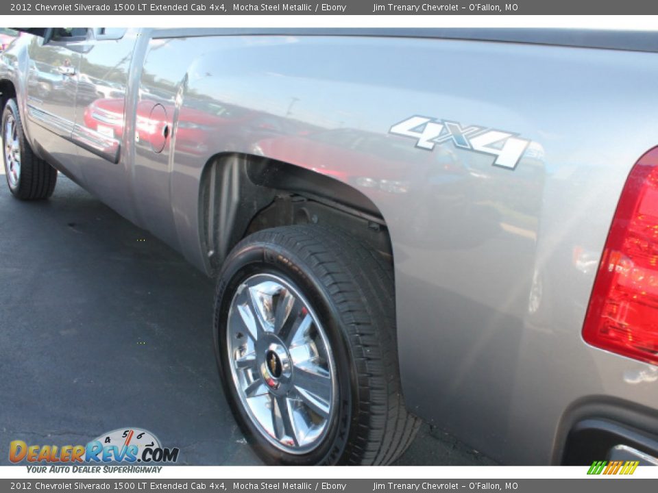 2012 Chevrolet Silverado 1500 LT Extended Cab 4x4 Mocha Steel Metallic / Ebony Photo #4