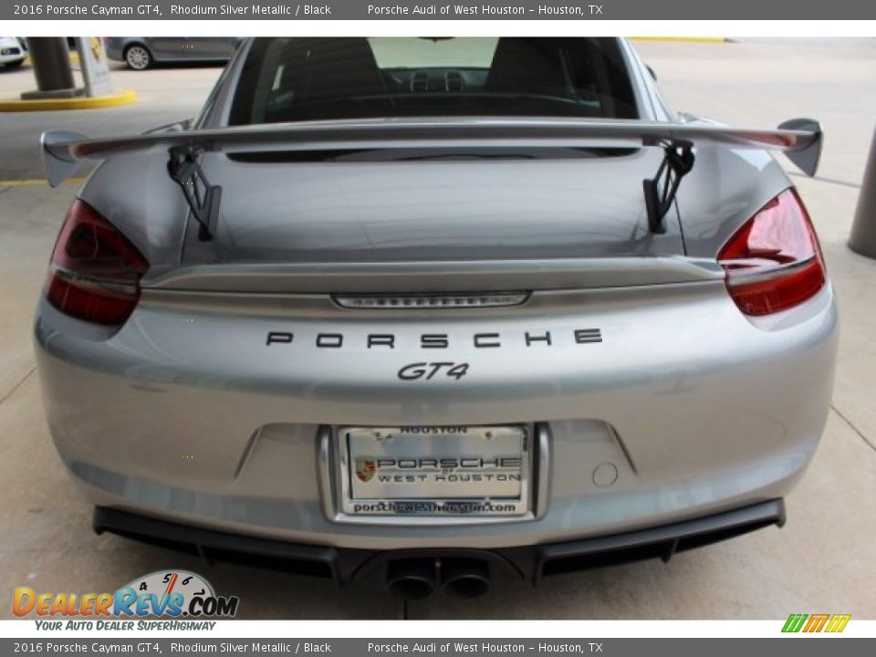 2016 Porsche Cayman GT4 Rhodium Silver Metallic / Black Photo #8
