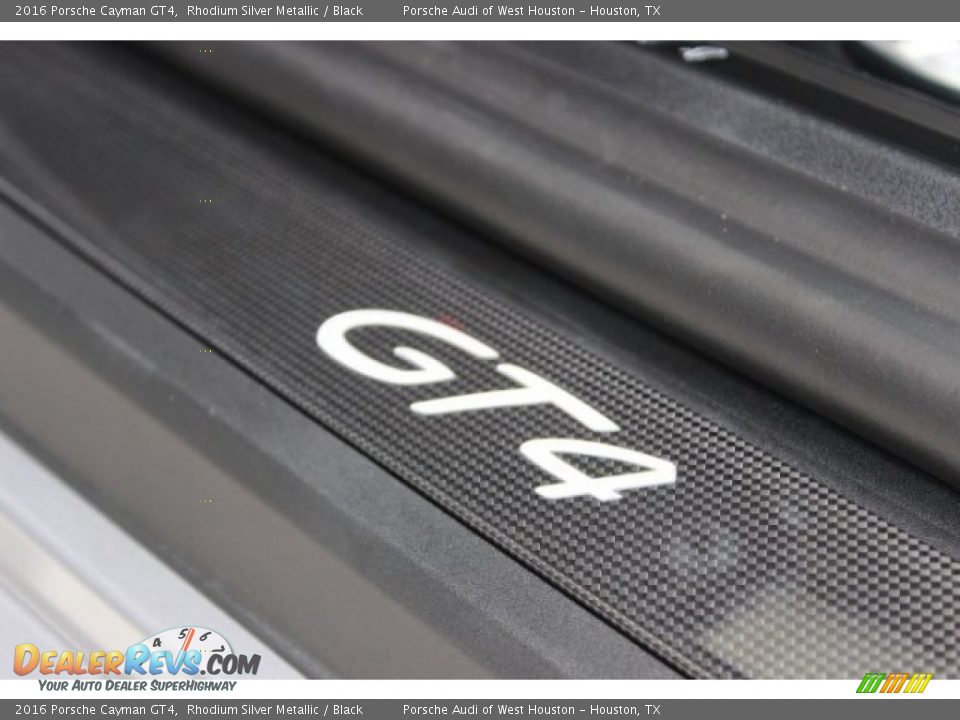 2016 Porsche Cayman GT4 Rhodium Silver Metallic / Black Photo #10