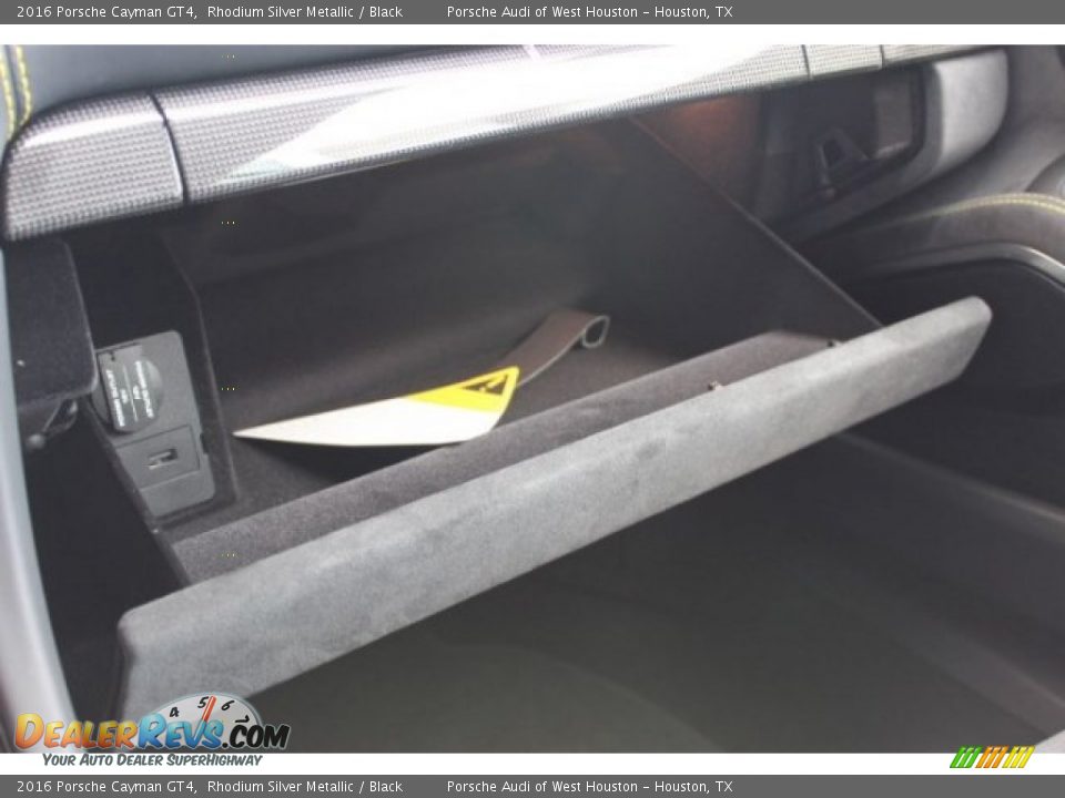 2016 Porsche Cayman GT4 Rhodium Silver Metallic / Black Photo #23